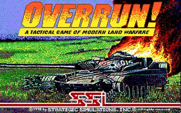 Overrun! - A Tactical Game of Modern Land Warfare screen shot title